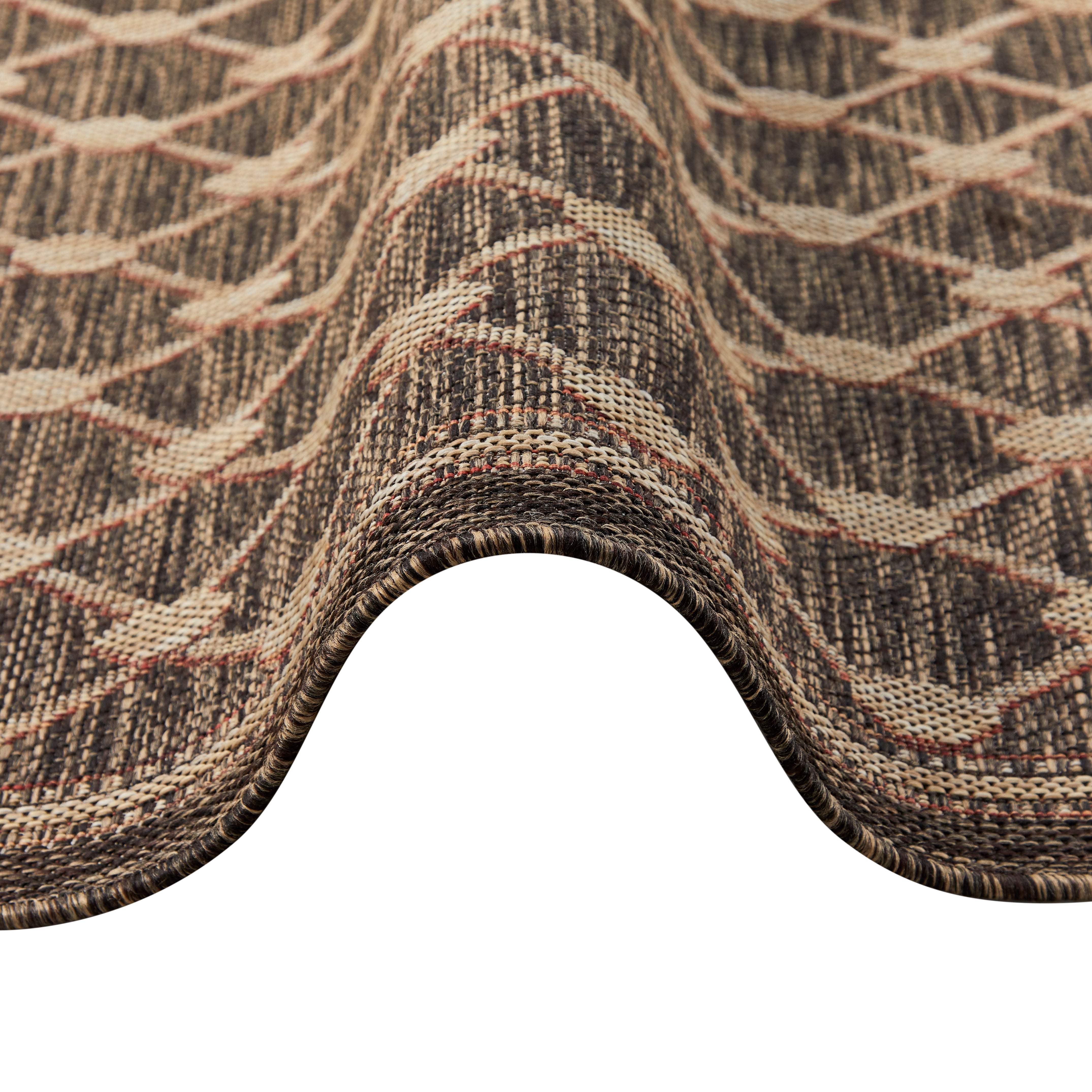 Concept Looms Sumac SUM105 Brown Large Rectangle Indoor/Outdoor Rug